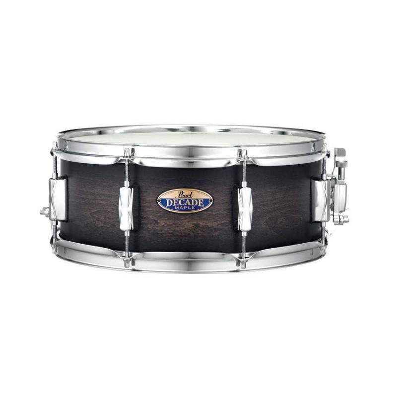 Caja Decade Maple de 14 x 5,5" Modelo DMP1455S de 6 capas de Arce y acabado en Satin Black Burst.