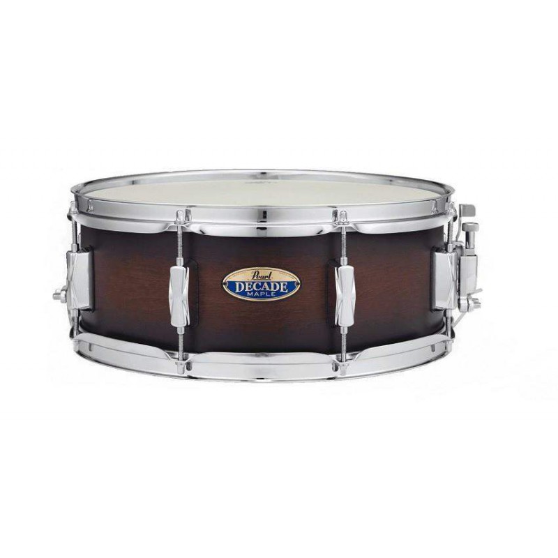 Caja Decade Maple de 14 x 5,5" Modelo DMP1455S de 6 capas de Arce y acabado en Satin Brown Burst.