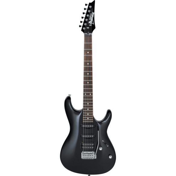 Guitarra eléctrica IBANEZ GSA60-BKN con cuerpo de Okoume, pastillas Infinity y acabado Black Night.