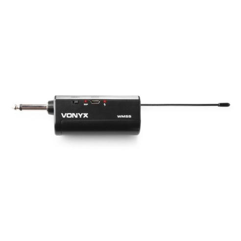 comprar Micrófono inalámbrico de Mano Doble VONYX WM552 UHF con 2 micrófonos de mano y un receptor.