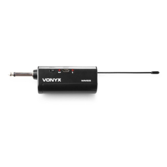 comprar Micrófono inalámbrico de Mano Doble VONYX WM552 UHF con 2 micrófonos de mano y un receptor.