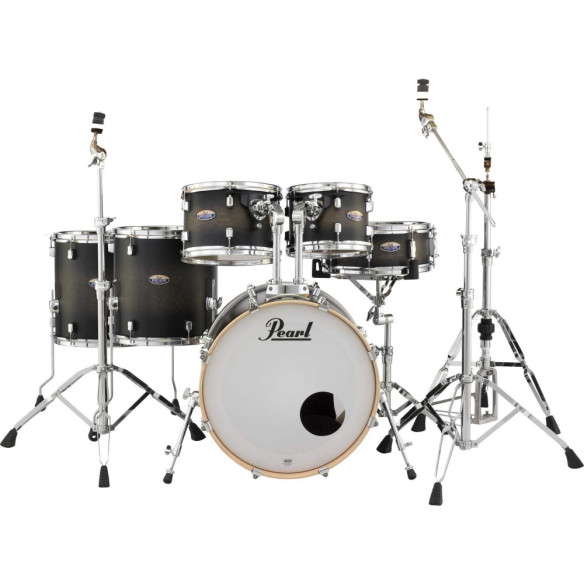 Pearl KIT DMP DECADE 2218B/1007T/1208T/1414F/1616F  1455S con Herrajes - Satin Black