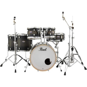 Pearl KIT DMP DECADE 2218B/1007T/1208T/1414F/1616F  1455S con Herrajes - Satin Black 2