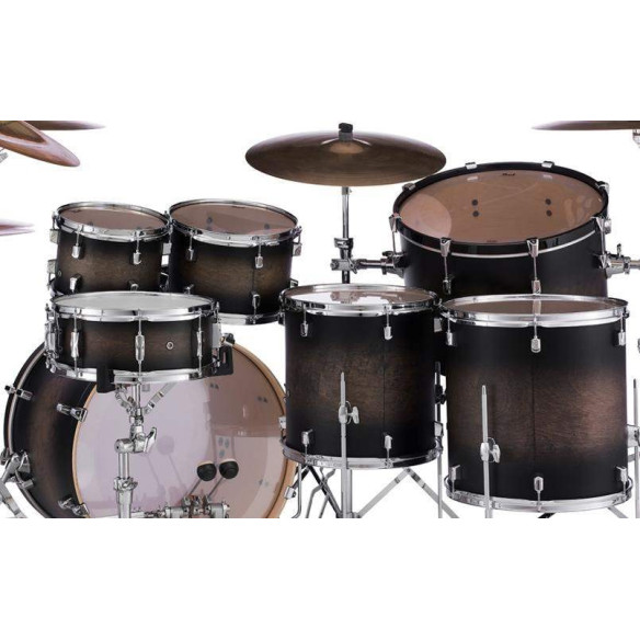 Pearl KIT DMP DECADE 2218B/1007T/1208T/1414F/1616F  1455S con Herrajes - Satin Black