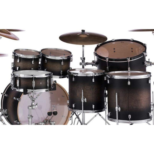 Pearl KIT DMP DECADE 2218B/1007T/1208T/1414F/1616F  1455S con Herrajes - Satin Black