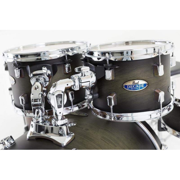 Pearl KIT DMP DECADE 2218B/1007T/1208T/1414F/1616F  1455S con Herrajes - Satin Black