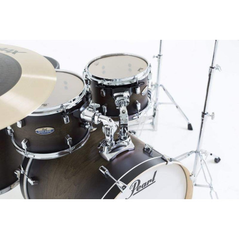 Pearl KIT DMP DECADE 2218B/1007T/1208T/1414F/1616F  1455S con Herrajes - Satin Black