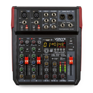 VM-KG06 Mesa de mezclas 6 canales BT/USB/DSP 2