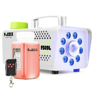 BeamZ F509LW Máquina de Humo PARTY 9 LEDS RGB 500 Watts Blanca 2
