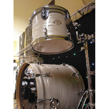 Set de cascos de alta gama PDP by DW serie PLATINUM con acabado White Oyster