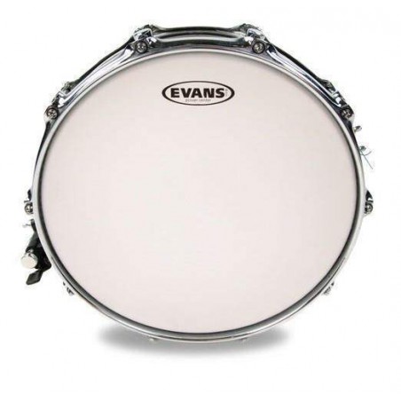Parche batidor para caja de 14" Evans Power Center Reverse Dot B14G1RD de 1 capa blanco rugoso y con refuerzo central. Parche batidor para caja de 14" Evans Power Center Reverse Dot B14G1RD de 1 capa blanco rugoso y con refuerzo central.