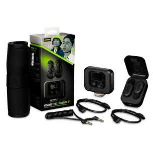 SHURE MV-TWO-KIT-Z6 Kit MoveMic con micrófono inalámbrico de solapa 2