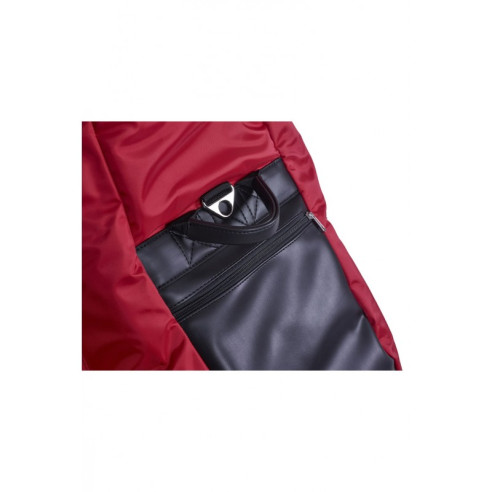 Funda para Contrabajo 4/4 Bam Perfomance PERF1103S en color Rojo, funda impermeable, ligera y con un gran acolchado.