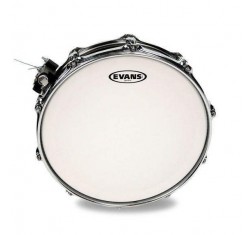 Parche Evans 14" Genera B14GEN para caja de 1 capa, blanco rugoso y muffle. 2