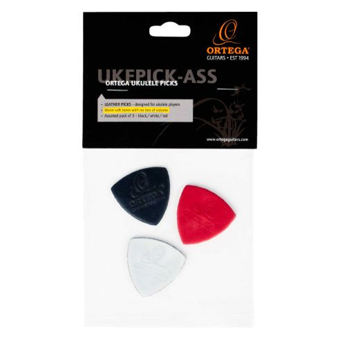 ORTEGA UKEPICK-ASS Pack 3 Púas Ukelele