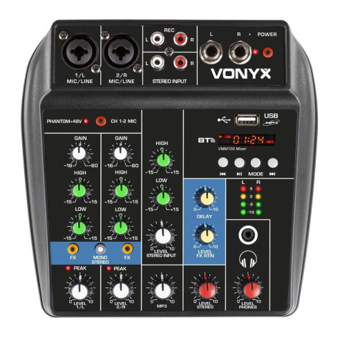 VMM100 Mezclador Audio con USB/BT 172.638