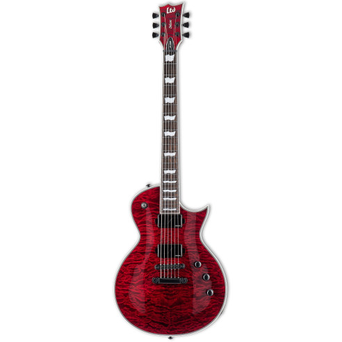 LTD EC-1000QM SEE THRU BLACK CHERRY FLUENCE Guitarra Eléctrica