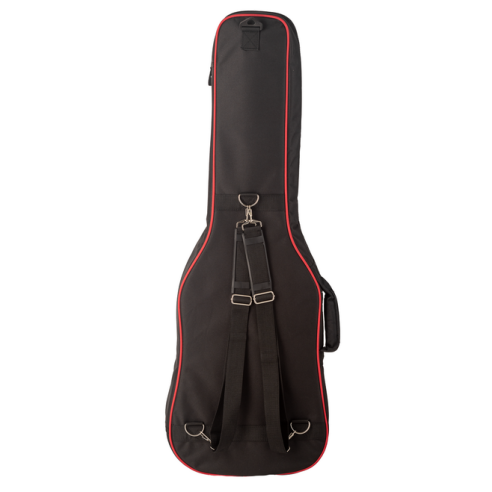 Funda Guitarra Eléctrica 15mm Negra/Roja FGE15RD