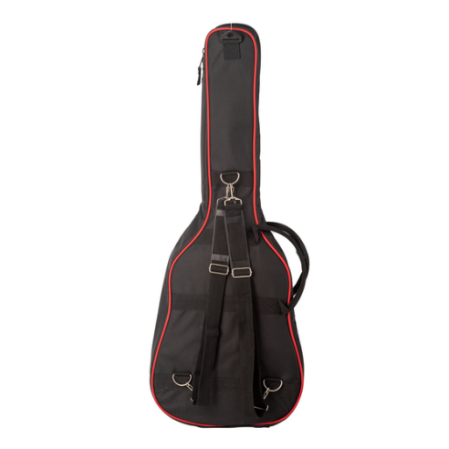 Funda Guitarra Clásica Cadete 3/4 10mm Negra/Roja FGCC10RD