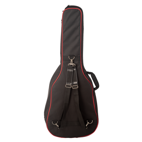 Funda Guitarra Clásica 4/4 15mm Negra/Roja FGC15RD