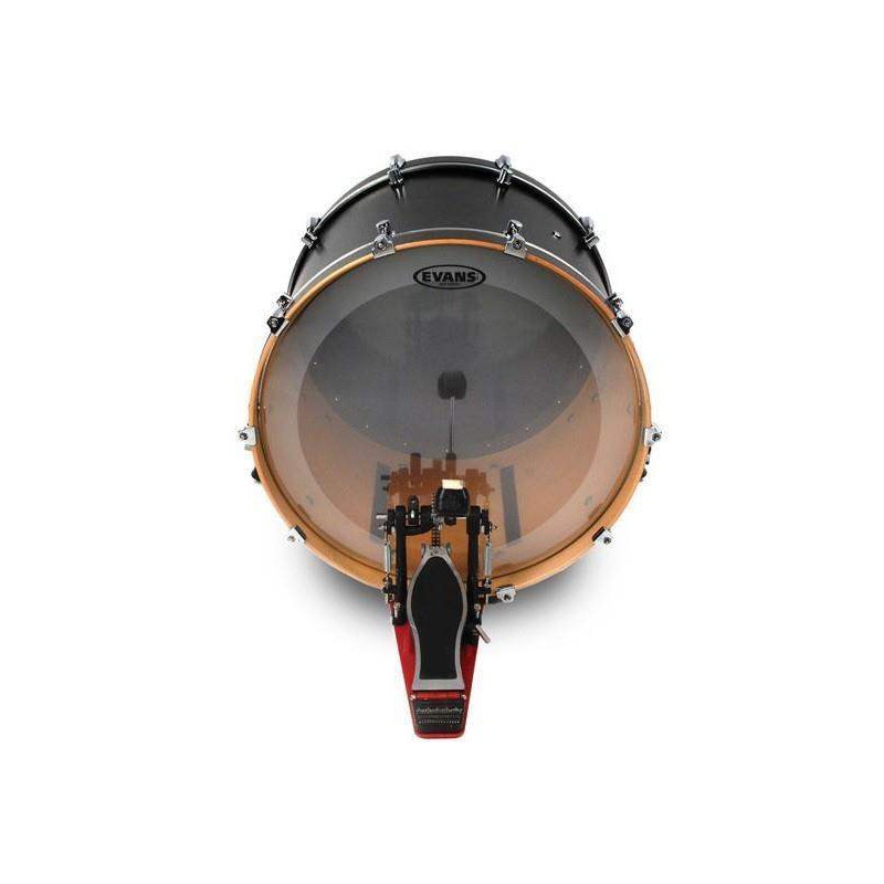 Parche de bombo batidor de 18" Evans BD18GB4 EQ4 Transparente con ERing de 1 capa.