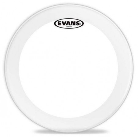 Parche de bombo batidor de 20" Evans BD20GB4 EQ4 Transparente con ERing de 1 capa.