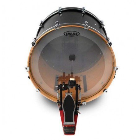 Parche de bombo batidor de 20" Evans BD20GB4 EQ4 Transparente con ERing de 1 capa.