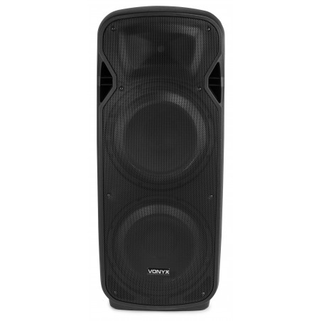 Bafle Activo Vonyx AP215ABT MP3, 2x15"+ Motor Agudos 1"