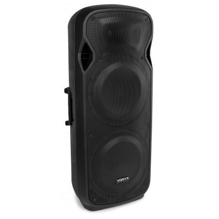 Bafle Activo Vonyx AP215ABT MP3, 2x15"+ Motor Agudos 1"