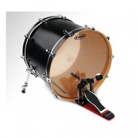 Parche batidor para bombo de 20" Evans Genera G2 BD20G2 de dos capas de 7 mil transparentes. Parche batidor para bombo de 20" Evans Genera G2 BD20G2 de dos capas de 7 mil transparentes.