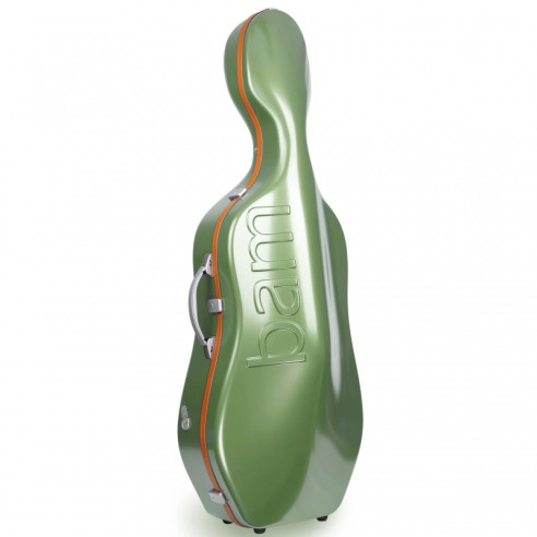 BAM GRAF1005XL Estuche Cello 4/4 Grafitti Verde/Naranja 7642