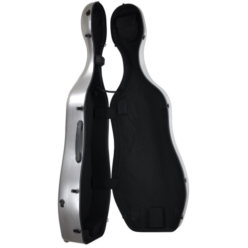 ECBK ESTUCHE CELLO 4/4 de Fibra de Vidrio Negro