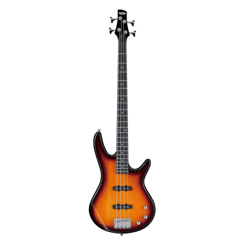 comprar Bajo Eléctrico IBANEZ GSR180-BS con mástil GSR4, cuerpo de álamo, pastillas Dynamix y acabado en brown sunburst.