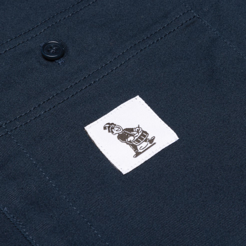 CAMISA M/L Negra con Logo