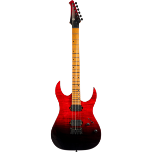 SPIRA S450-TRD TRANSPARENT RED Guitarra Eléctrica 2