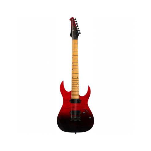 Guitarra Eléctrica Spira 7 Cuerdas S457-TRD Transparent Red