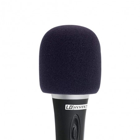 Pantalla antiviento - antipop para micrófono LD Systems D913 BLK en color negro. Pantalla antiviento - antipop para micrófono LD Systems D913 BLK en color negro.