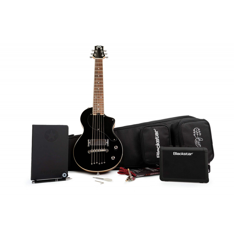 CARRY ON GUITAR BLACK DELUXE PACK Guitarra Eléctrica Viaje