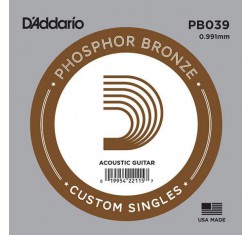 D' Addario PB039 Cuerda Guitarra Acústica Phosphor Bronze
