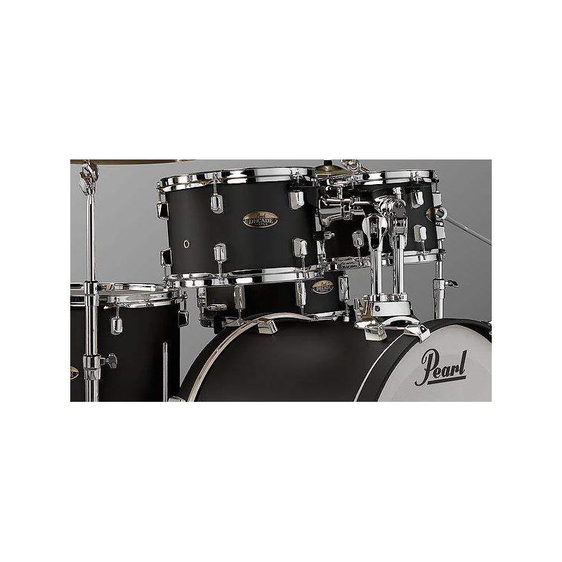 Pearl KIT DMP DECADE 2218B/1007T/1208T/1414F/1616F  1455S con Herrajes - Satin Slate Black