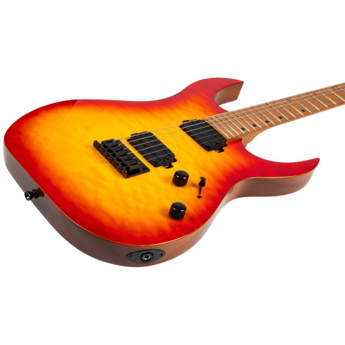 SPIRA S500-QFB FIREBURST Guitarra Eléctrica