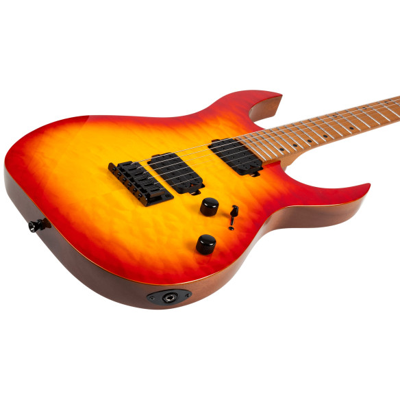 SPIRA S500-QFB FIREBURST Guitarra Eléctrica