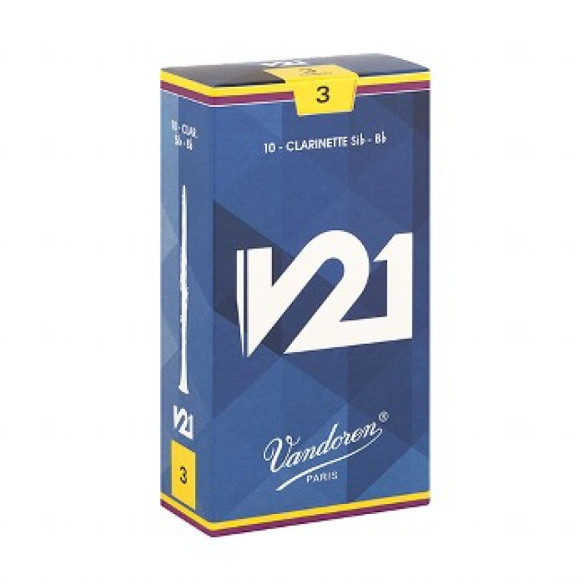 Caja de 10 cañas Clarinete V-21 nº 3  Caja de 10 cañas Clarinete V-21 nº 3