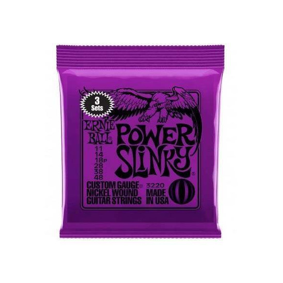 Compra 3220 Tripack Power Slinky Nickel Wound 11-48 online | MusicSales