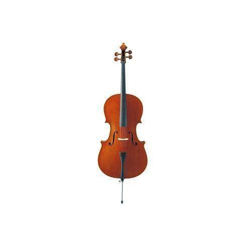 Violoncello acústico YAMAHA VC5 4/4 macizo, barnizado a mano, con funda y Arco. Tipo Stradivarius.