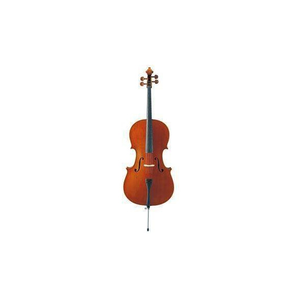 Violoncello acústico YAMAHA VC5 4/4 macizo, barnizado a mano, con funda y Arco. Tipo Stradivarius.