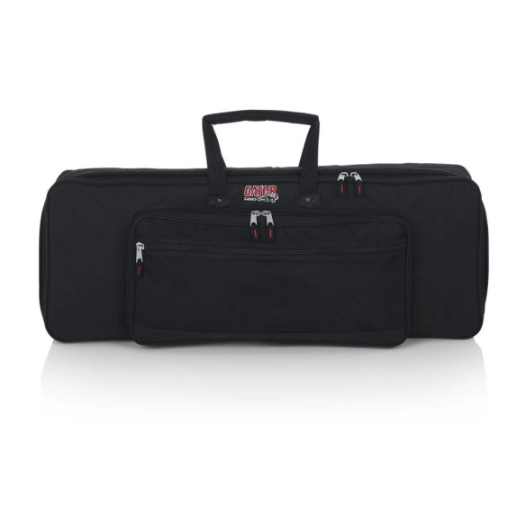 Funda Teclado Gator GKB-49, de nylon resistente para transporte teclados de 49 teclas, asas acolchadas y reforzadas.