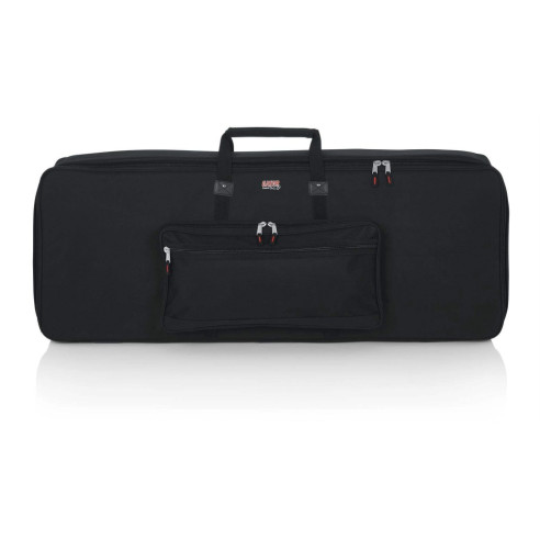 Funda Teclado Gator GKB-76 de nylon resistente para transporte teclados de 76 teclas, asas acolchadas y reforzadas.