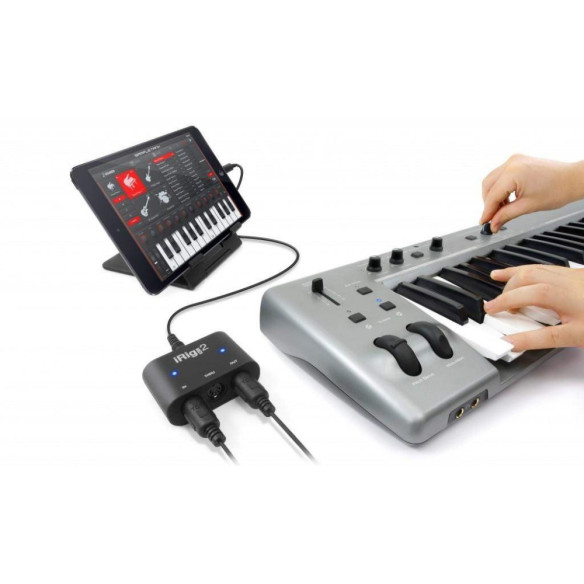 Interface Midi Universal para iphone, ipod Toch, ipad y Mac IK Multimedia iRig Midi 2. Interface Midi Universal para iphone, ipod Toch, ipad y Mac IK Multimedia iRig Midi 2.