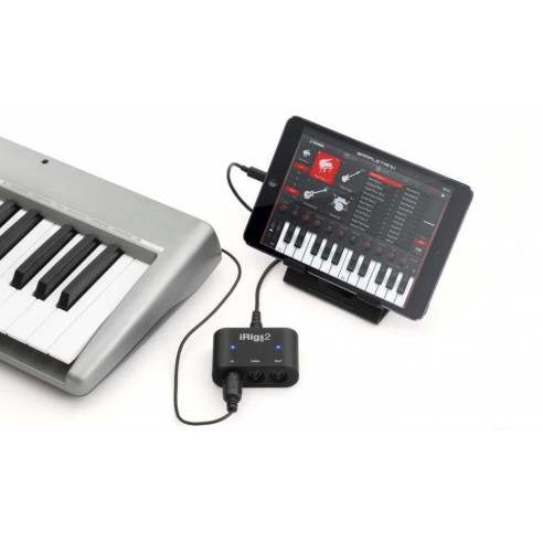 Interface Midi Universal para iphone, ipod Toch, ipad y Mac IK Multimedia iRig Midi 2.